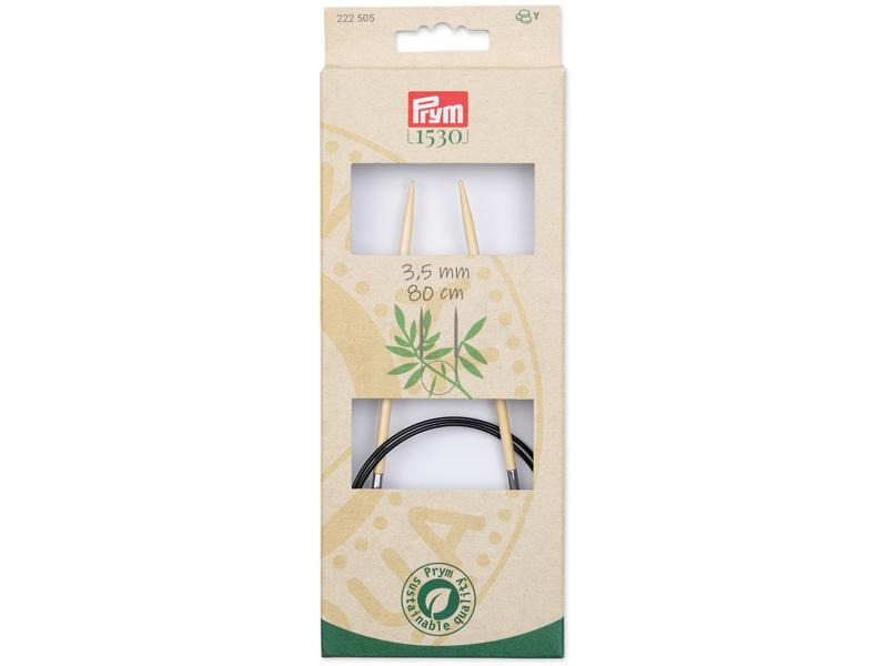 Prym Rundstricknadel BAMBUS 3.50 mm, 80 cm