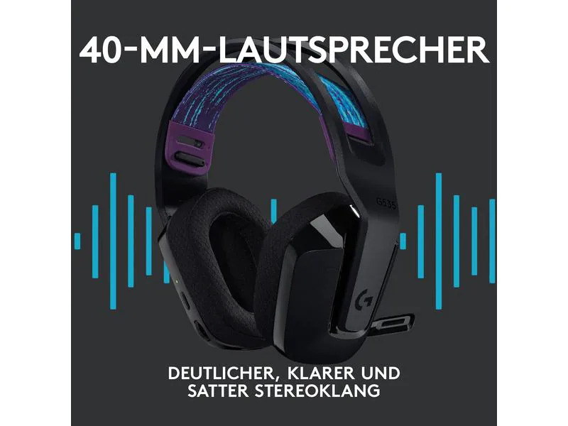 Logitech Headset G535 Lightspeed Schwarz