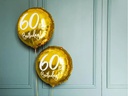 Partydeco Folienballon 60th Birthday Gold/Weiss