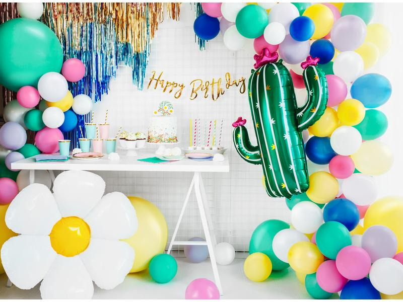 Partydeco Folienballon Cactus Grün