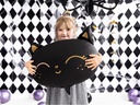 Partydeco Folienballon Cat Gold/Schwarz