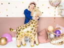 Partydeco Folienballon Giraffe Beige/Gold