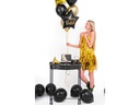 Partydeco Folienballon Happy Birthday Gold/Schwarz
