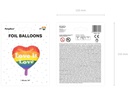 Partydeco Folienballon Love is Love Regenbogen