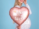 Partydeco Folienballon Mom to be Rosa