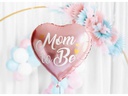 Partydeco Folienballon Mom to be Rosa