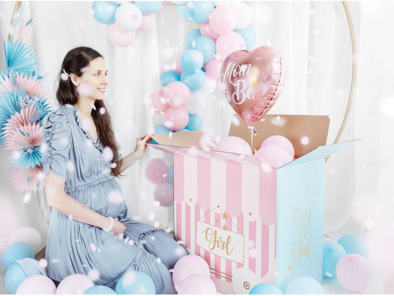 Partydeco Folienballon Mom to be Rosa