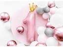 Partydeco Folienballon Number 1 Gold/Rosa
