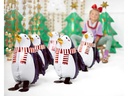 Partydeco Folienballon Penguin Rot/Schwarz/Weiss