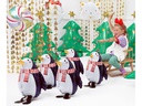 Partydeco Folienballon Penguin Rot/Schwarz/Weiss