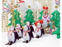 Partydeco Folienballon Penguin Rot/Schwarz/Weiss