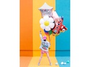 Partydeco Folienballon Rocket Mehrfarbig