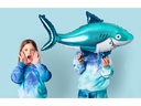 Partydeco Folienballon Shark Blau