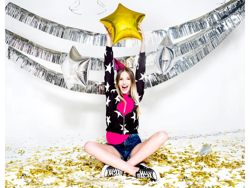 Partydeco Folienballon Star Gold