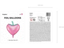 Partydeco Folienballon Strawberry Pink