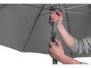 COCON Sonnenschirm TR-004, Ø 270 cm, Push-up, Grau