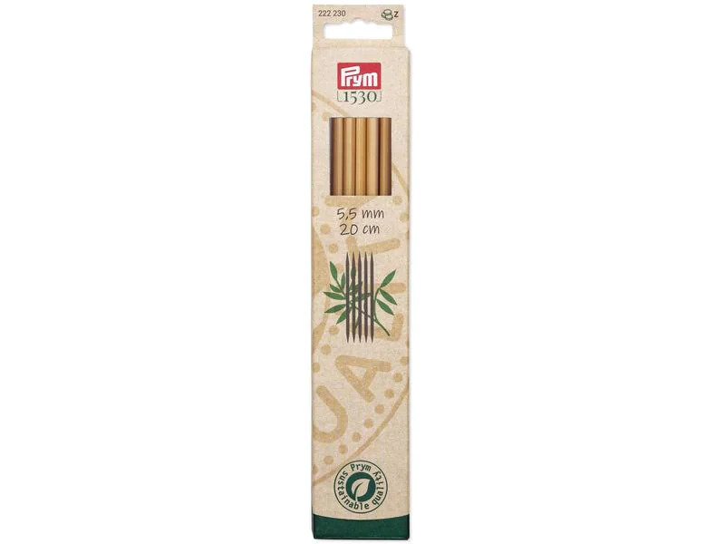 Prym Stricknadeln BAMBUS 5.50 mm, 20 cm