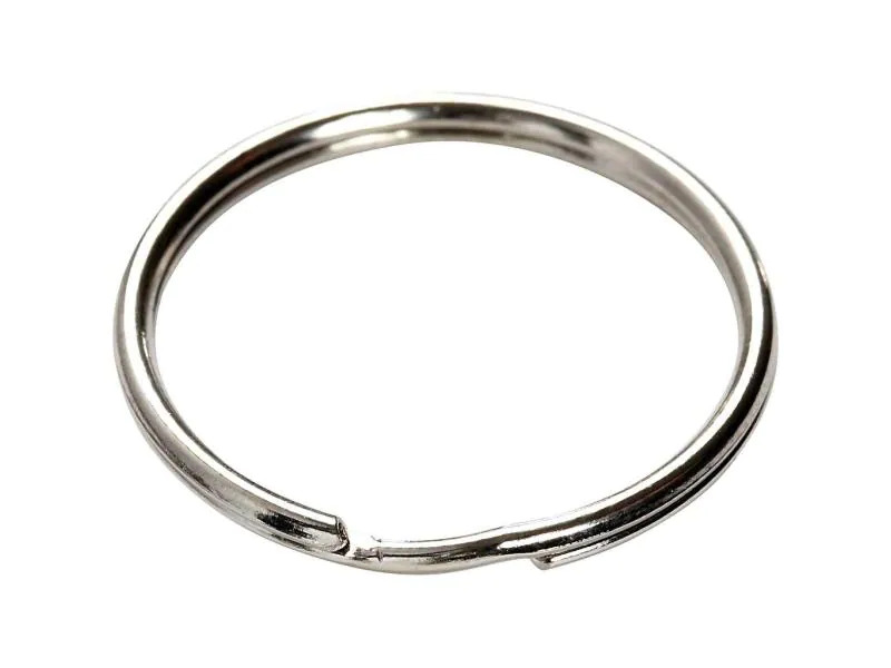 Creativ Company Spaltring  30 mm Metall, 80 Stück