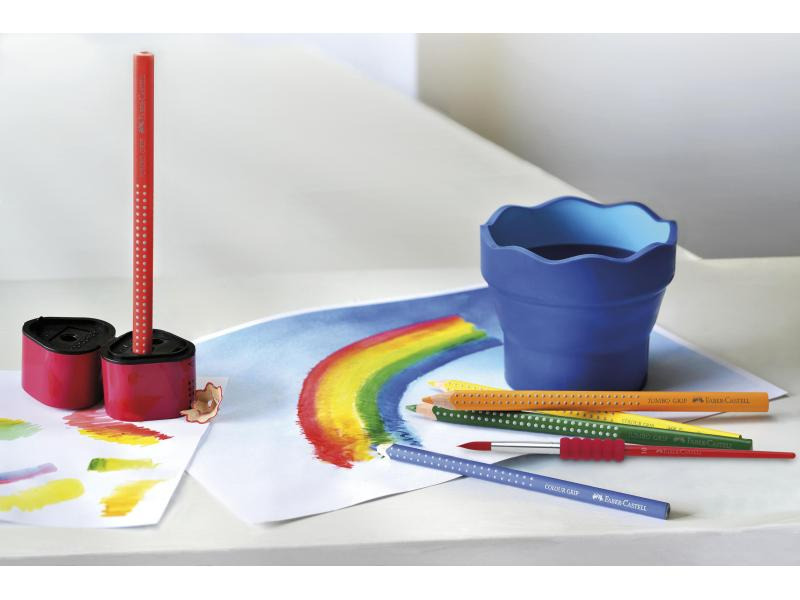 Faber-Castell Wasserbecher Clic&amp;Go Blau
