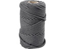 Creativ Company Baumwollgarn Makramee Rope 330 g, Grau