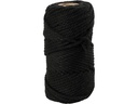 Creativ Company Baumwollgarn Makramee Rope 330 g, Schwarz