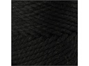 Creativ Company Baumwollgarn Makramee Rope 330 g, Schwarz