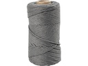 Creativ Company Baumwollgarn Makramé 330 g, Grau