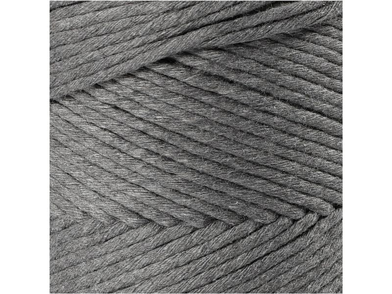 Creativ Company Baumwollgarn Makramé 330 g, Grau