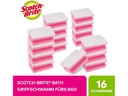 Scotch-Brite Schwamm 3M Scotch-Brite Bad 16 Stück Pink