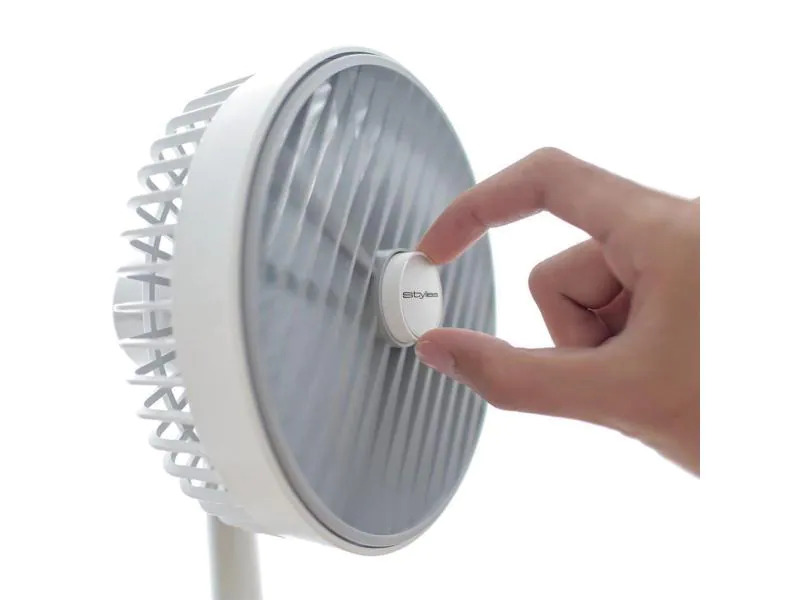 Stylies by Koenig Tischventilator Lyra Weiss/Grau