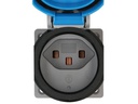 Max Hauri Einbausteckdose IP55 Typ 23 L+N+PE