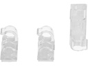 Max Hauri Kabel-Clip Set 8 mm, transparent, 18 Stück