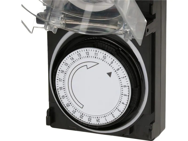Max Hauri Zeitschaltuhr IP55 24 h Mechanisch