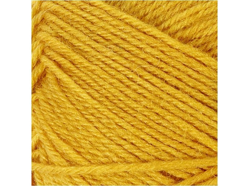 Creativ Company Wolle Babygarn Merino 50 g 14/4 Dunkelgelb