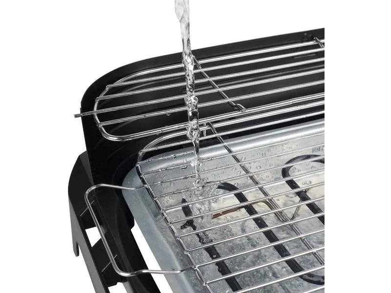 Tristar Elektrogrill mit klappbaren Seitenablagen, 2200 W