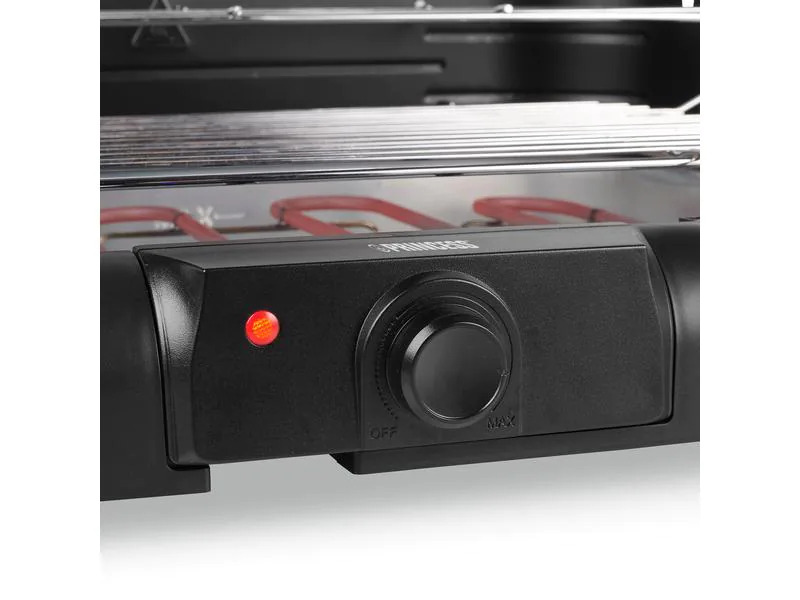 Tristar Elektrogrill mit klappbaren Seitenablagen, 2200 W