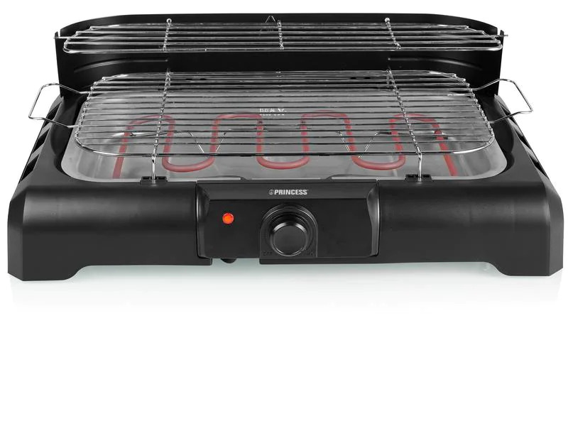 Tristar Elektrogrill mit klappbaren Seitenablagen, 2200 W