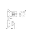Velleman Drucktaster Edelstahl 19 mm, flach 48 V DC / 2 A