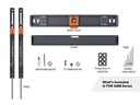 Vogel's Wandhalterung TVM 3405B Schwarz