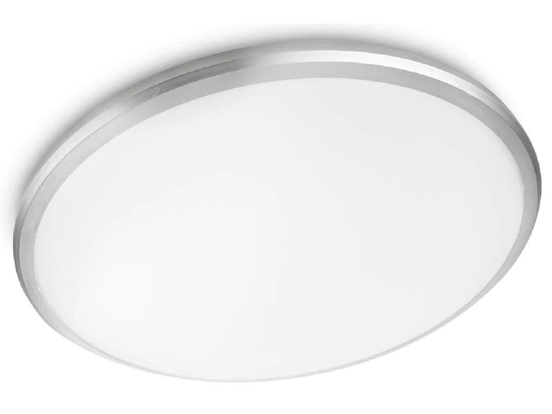 Philips Deckenleuchte Twirly, 17 W, 1700 lm, 2700 K, Grau