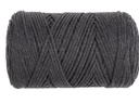 Glorex Wolle Makramee Cotton 2 mm, 250g, Anthrazit