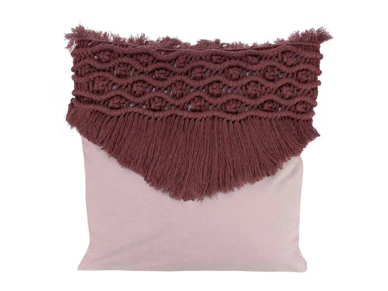 Glorex Wolle Makramee Rope gedreht 3 mm, 250 g, Rot