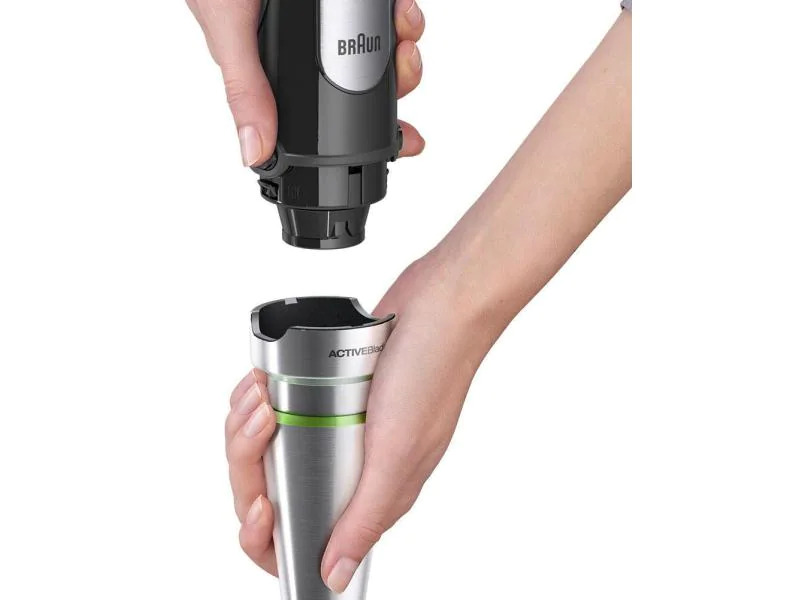 Braun Stabmixer MultiQuick 7  MQ7000X Silber/Schwarz