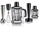 Braun Stabmixer MultiQuick 9, MQ9147X Schwarz/Silber