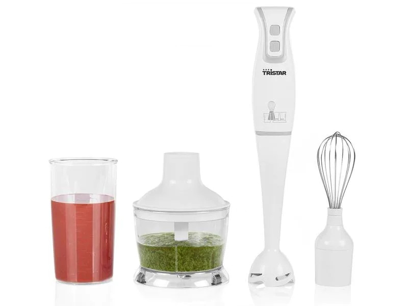 Tristar Stabmixer Set 250 W, Weiss
