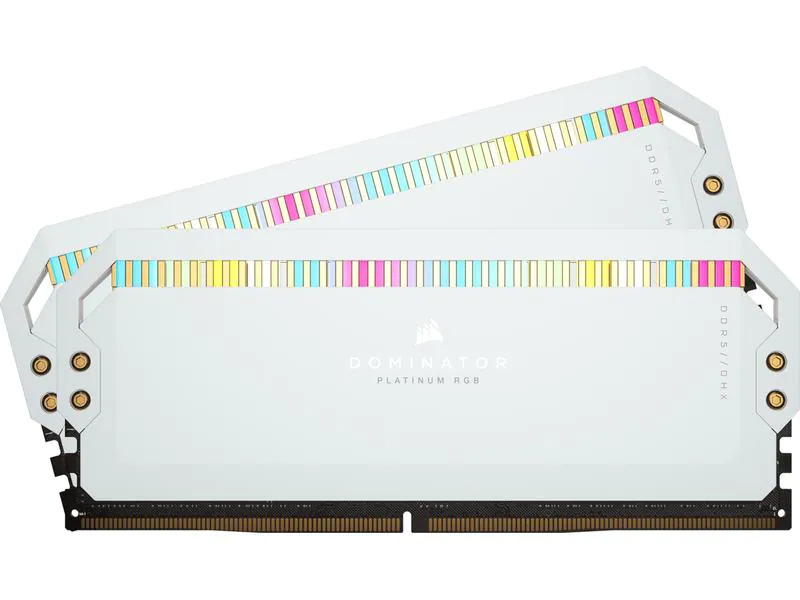 Corsair DDR5-RAM Dominator Platinum RGB 6200 MHz 2x 16 GB Weiss