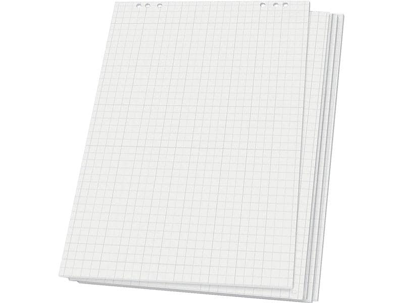 Franken Flipchart 68 x 98 cm, 20 Blatt, Kariert, 80 g/m², 5 Stück