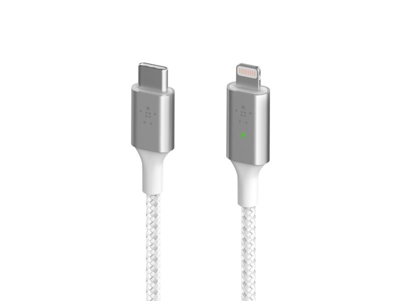 Belkin USB-Ladekabel Boost Charge LED USB-C – Lightning 1.2 m