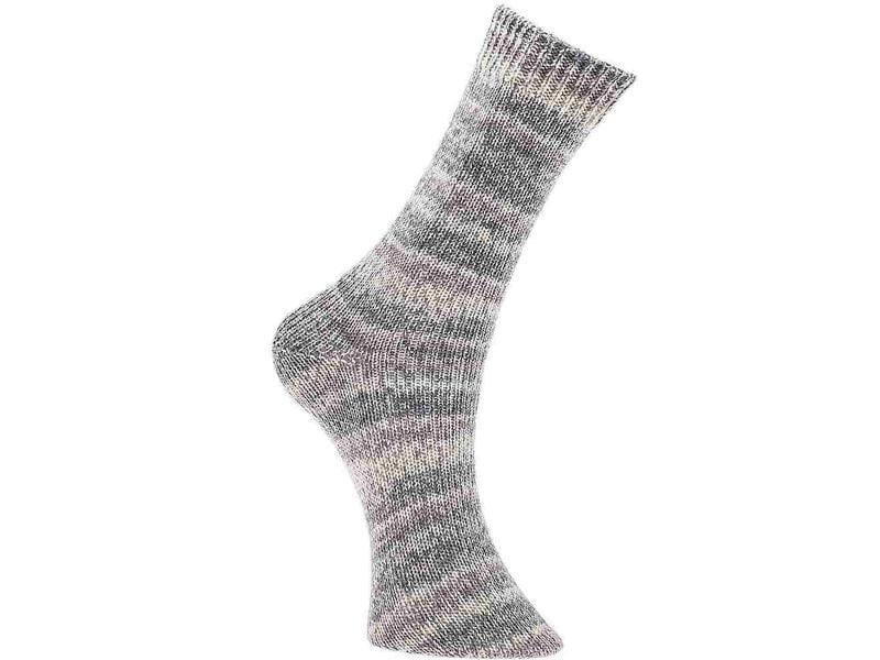 Rico Design Wolle Bamboo für Socken 4-fädig, 100 g, Grau; Blau