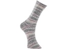Rico Design Wolle Bamboo für Socken 4-fädig, 100 g, Grau; Blau